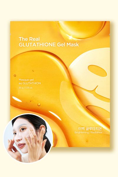 Holika Holika The Real Glutathione Gel Mask - Brightening and Revitalizing Face Mask - 1 Piece