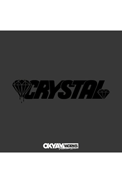 OkyayWorks ملصق كريستالي - ملصق للسيارات والدراجات النارية