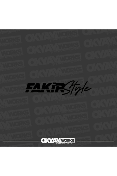 OkyayWorks ملصق فاكير ستايل - ملصق للسيارات والدراجات النارية