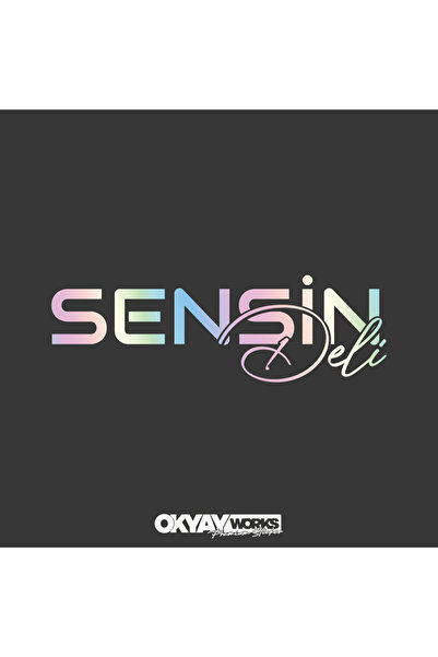 OkyayWorks ملصق الهولوغرام المجنون