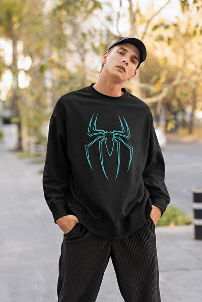 SEVBANO Unisex majica sa logotipom Spider-Mana, široka i udobna