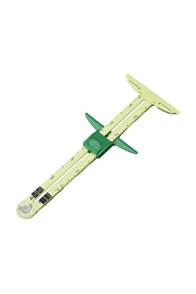 BGA French Sewing Ruler Button Hole Intermediate Gauge Circle Drawing Compass Ruler
