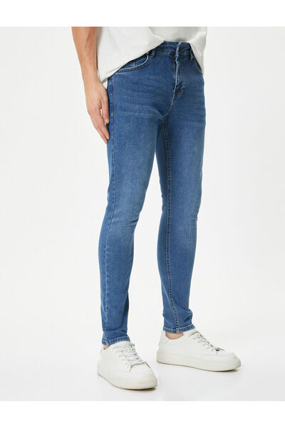 Koton Ανδρικό Jean Παντελόνι Justin 4sam40231nd Medium Indigo