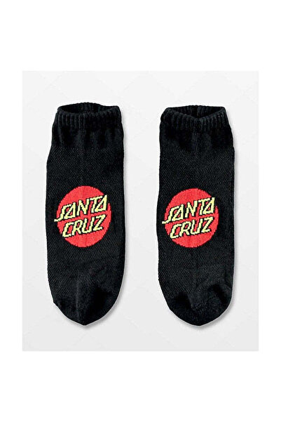 Santa Cruz Classic Dot Ankle Socks - Black 9-11