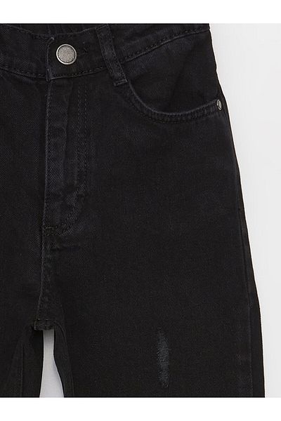 LC Waikiki Lcwk Pantaloni Jean Mom pentru fete cu detaliu rupt