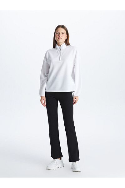 LC Waikiki Lcwk Elastic Waist Flared Leg Women's Leggings Pants