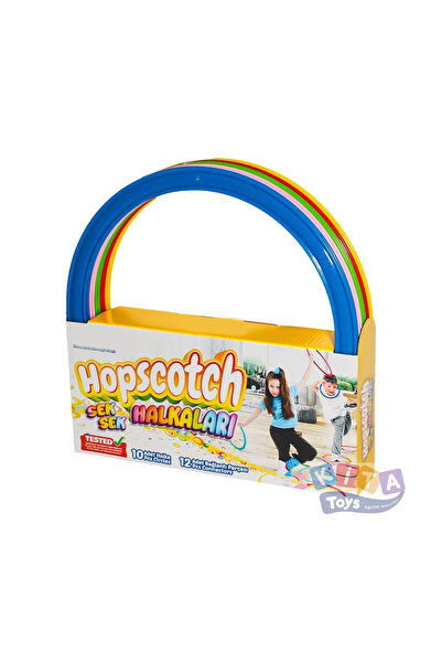 Open Toys Seksek Aktivite Halkaları 10'Lu (Duyusal Eğitim Çemberleri Atlama S...