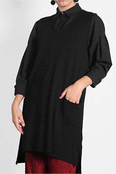 Alvina V YAKA  TRİKO SÜVETER 40071