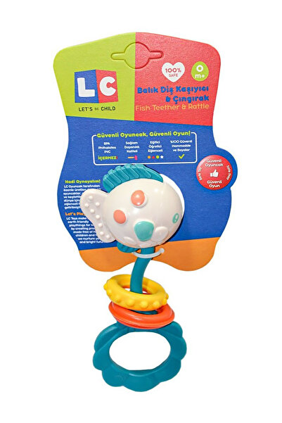 lets be child Balık Diş Kaşıyıcı & Çıngırak