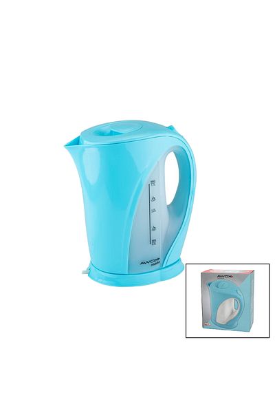 Go İthalat Awox Marin Plastic A. Blue Color Color Kettle Water Heater 1.7Lt - 2000W (4832)