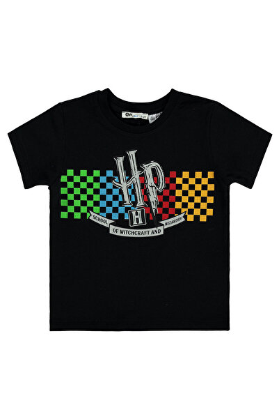 Harry Potter Erkek Çocuk Tişört 2-5 Yaş Siyah