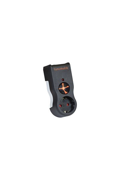 Tunçmatik مقبس واحد لحماية الطاقة باللون الأسود من Powersurge 525 Joule