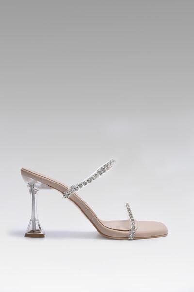 Beyond Papuci cu toc pentru femeie Nud Diamond Stone 8cm Byndia01