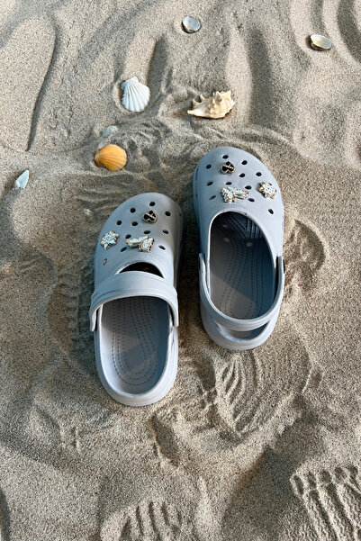 Beyond Γκρι πέτρα ψηλή σόλα γυναικείες παντόφλες - Θάλασσα, Παραλία, Πισίνα 3,5cm BYNDCRS01