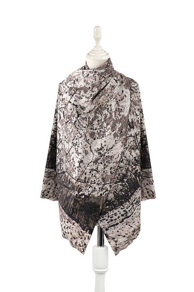 Bursa İpek Mink Peach Tree Pattern Winter Shawl