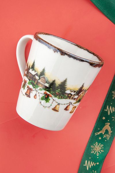 Bursa Porselen Dekor Winterbliss Leaking Porcelain Mug