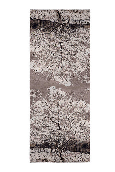 Bursa İpek Χειμερινό σάλι με μοτίβο βιζόν Peach Tree