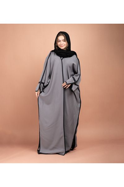 IKKXA Formal Colored Emirati Abaya AIK5052