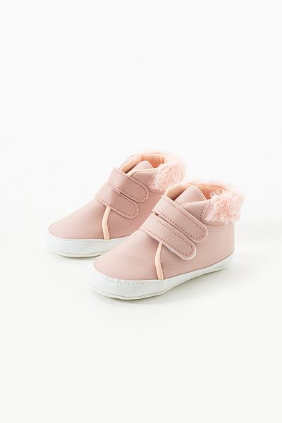 yummy kids Non-Slip Sole Plush Velcro Comfortable Baby First Step Booties