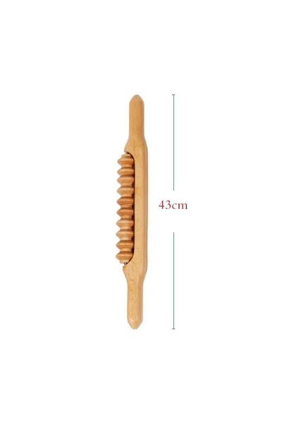 Naturachi Madero Terapi & Selülit Ahşap Masaj Sopası Model 4