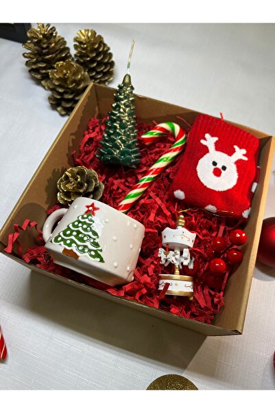 hasır bohem Yılbaşı Hediye Sepeti Hediye Kutusu Yılbaşı Çorabı Yılbaşı Kupası Yılbaşı Mum