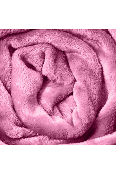 Hotel Linen Klub Single- Flannel Micro-Fleece Throw Blanket, 150 x 200cm, Rose Pink