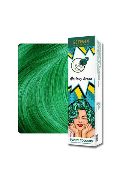 Streax فانكي كولور جلوريس جرين 100 جرام