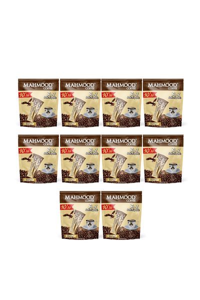 Mahmood 18 Grx10 Pcsx10S - Coffee with Milk Sparkling, 3 in 1 Pack