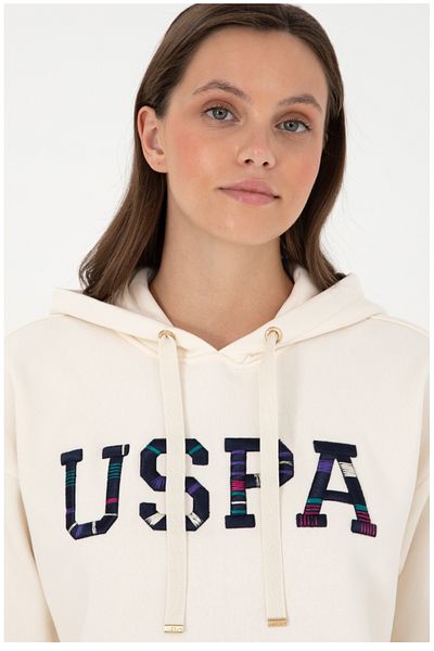 U.S. Polo Assn. U.S. Polo Assn Comfort Fit Women's Hooded Sweatshirt (Clothes at All)