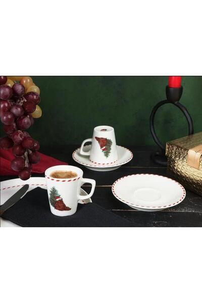 Porland Ruby Bear 2 Kişilik Kahve Takımı 80cc 04RAL003374