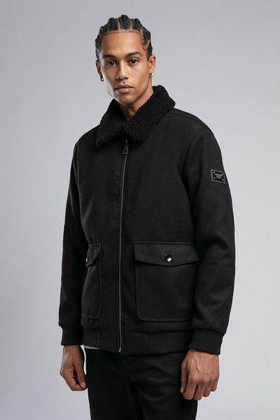 Lee Cooper Black Bert Men's Coat