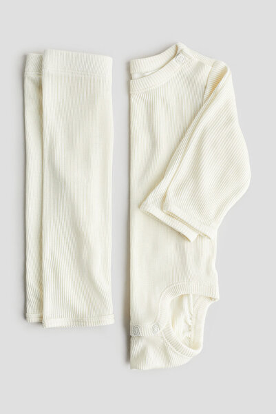 H&M 2 Parçalı İpek Jarse Set