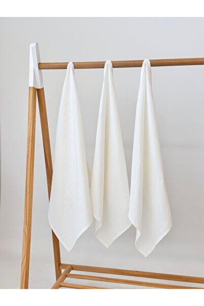 Jr Bunnies قماش مبلل من قطن الموسلين بنسبة 100% - مناديل مبللة للفم 50x50