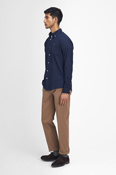 Barbour Marsden Tailored Oxford Gömlek Ny76 Sapphire Navy