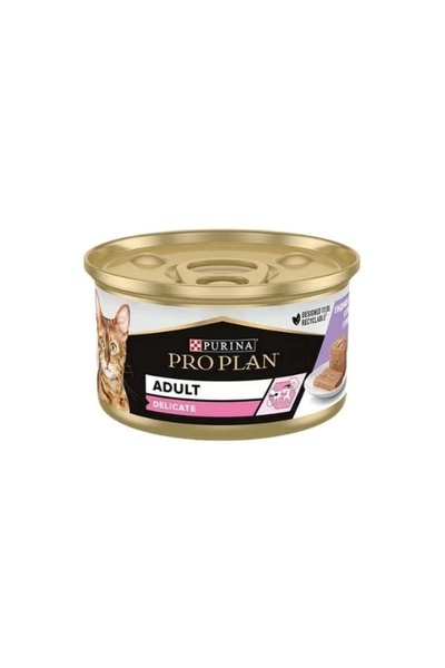 Pro Plan Delicate Hindi Etli Yetişkin Konserve Kedi Maması 85 Gr