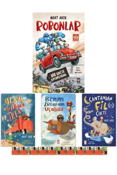 Timaş Çocuk Mert Arık-Robonlar, Çantamdan Fil Çıktı, Uzaya Giden Tren, Benim ...