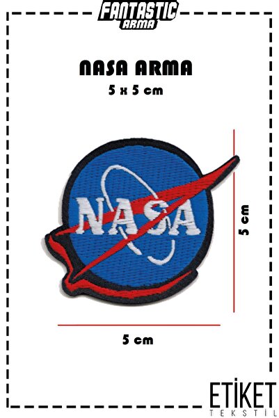 FANTASTIC ARMA Ütü Ile Yapışan Dokuma Arma Patch Yama Nasa Modeli