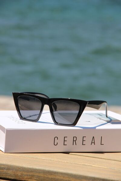 MUCE Concept Siyah Cam Siyah Çerçeve Klasik Kadın Güneş Gözlüğü Uv 400 Ultrav...