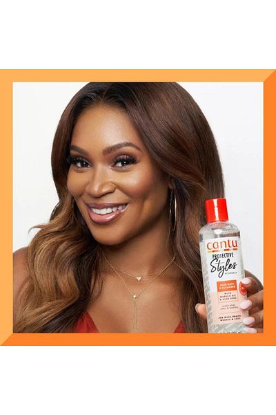 Cantu Angela Protective Styles Wig, Braided, Rasta, Hairpiece, Curly Hair Cleanser and Purifier 296 ml