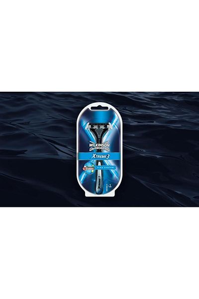 Wilkinson Sword ويلكنسون إكستريم 3 - شفرة حلاقة للرجال 1 بديلة