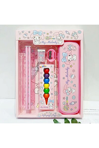 BSB GLOBAL Sanrio Kuromi My Melody Cinnamoroll Kırtasiye Seti 7 Parça My Melo...