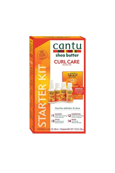 Cantu Küresel Saç Bakım Seti – Doğal Saçlar Için Nemlendirici Ve Onarıcı Başl...