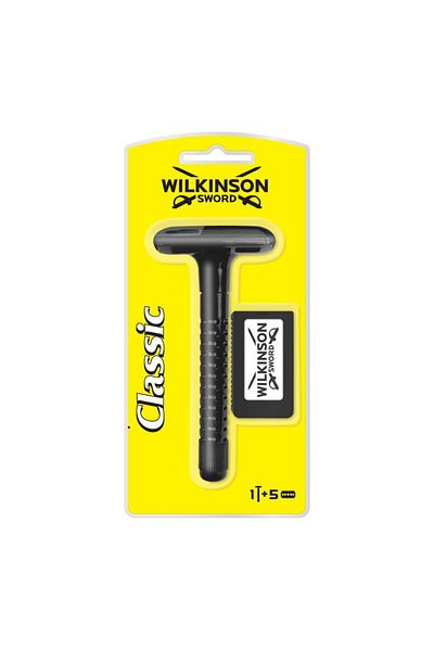 Wilkinson Sword Classic Razor Machine And 5 Spare Blades