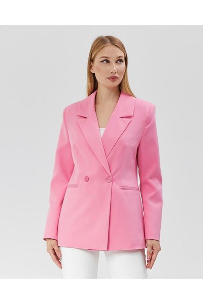 Appleline Pink Women's Vintage Blazer Jacket