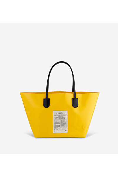 Bonheur PolyPop Yellow Iris Tote Bag