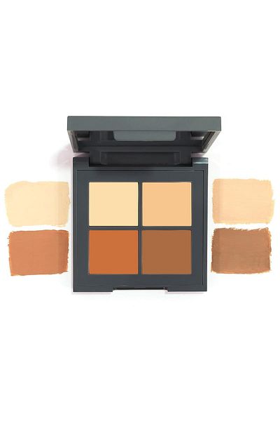 Alix Avien 4-Piece Cream Color Conturing Palette - Vanilia Bege Brown and Mokha