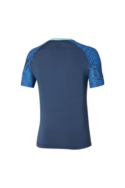MIZUNO Ανδρικό μπλουζάκι Mugen Shadow Tee Navy Blue / με σχέδιο