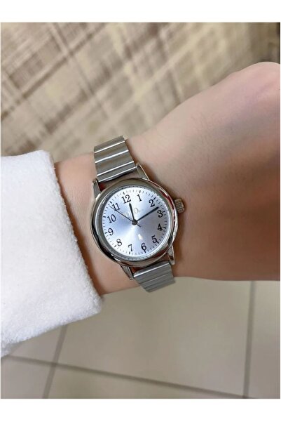 P0L0 Watchart Zero ساعة يد نسائية دائرية من سلسلة بولو زيرو واتشارت ستيل بار ...