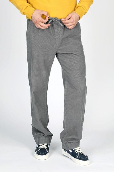 Lee Cooper Gray Oxford Woven Trousers - Men's Fashion
