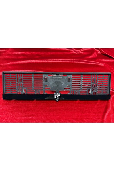 ATTA PAZARLAMA Parlak pleksi markalamalı porsche oto plakalık